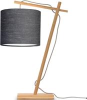GOOD&MOJO Tafellamp Andes - Bamboe|Donkergrijs - 30x18x46cm