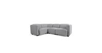 Kave Home Legara 4-seater corner sofa in grey 226 x 164 cm