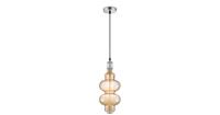 Home Sweet Home hanglamp Vintage Diabolo - Mat staal - amber