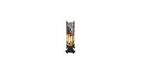 LumiLamp Tiffany Tafellamp 5LL-6010 15*15*27 cm Meerkleurig Glas in lood Rechthoek Bloemen Tiffany Lampen