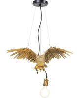Kare Design Hanglamp Owl 1-Lichts - B57 X D14 X H28 - Goudkleurig