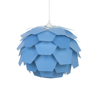Beliani - Hängeleuchte Blau Blumenform Zapfen Kinderzimmer Beleuchtung Modernes Design - Blau