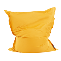 BELIANI Sitzsack Gelb 140 x 180 cm Indoor Outdoor Stark wasserabweisender Langfristige Volumenstabilität Leicht Gewich - Gelb