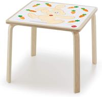Sevi kindertafel Konijn 53 x 47 cm hout blank