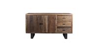 Clayre & Eef Dressoir 50521 152*43*85 cm Bruin Hout / ijzer Rechthoek Ladekast Opbergkast