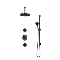 Hotbath Cobber IBS20CR inbouwdouche met 3s handdouche, 15cm plafondbuis, 30cm hoofddouche en glijstang chroom