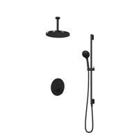 Hotbath Cobber IBS22CR inbouwdouche met 3s handdouche, 15cm plafondbuis, 30cm hoofddouche en glijstang chroom