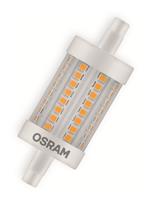 LED R7s staaflamp 806 lumen 7W Radium 78mm lang niet dimbaar geschikt voor bouwlampen