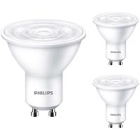 Philips LED Lampe ersetzt 50W, GU10 Reflektor PAR16, warmweiß, 345 Lumen, nicht dimmbar, 3er Pack [Energieklasse A+] - 