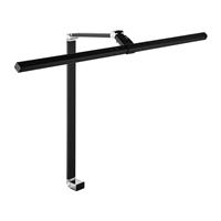 Alco Schreibtischleuchte Aluminium/Kunststoff schwarz Höhe 720 mm verstellbar mit LED