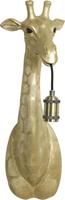 Light & Living Giraffe Wandlamp 1 lichts 20,5x19x61 cm goud - Bohemian - 2 jaar garantie