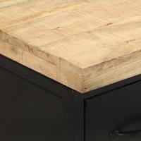 vidaXL Sideboard 47x35x76 cm Raues Mangoholz 