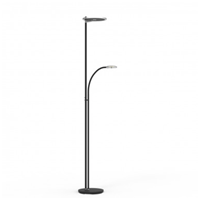 Steinhauer Vloerlamp Turound Light Color - zwart