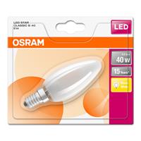 Osram LED STAR CLASSIC B 40 BOX Warmweiß Filament Matt E14 Kerze, 436503 - 