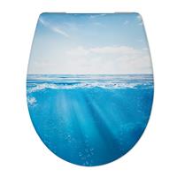 Douche Concurrent Toiletbril Cedo Deep sea Print Duroplast Softclose en Quickrelease Toiletzitting