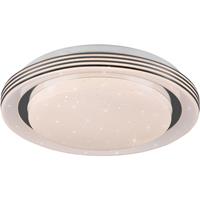 BES LED LED Plafondlamp - Plafondverlichting - Trion Unvino - 10W - Aanpasbare Kleur - Rond - Mat Wit - Kunststof