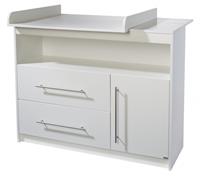 Roba commode Maren 117 x 75 x 98,5 cm hout/RVS wit