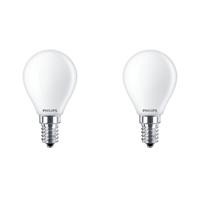 Philips LED Lampe E14 2er Set 4,3W (40W) 2700K 470lm Tropfen