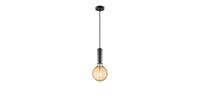 Home Sweet Home hanglamp Saga zwart Globe g125 - amber