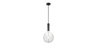 Home Sweet Home hanglamp Saga zwart Globe g180 - helder