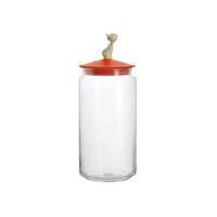 Alessi Mio Voorraadpot Rood/Oranje