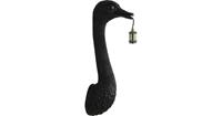 Cozy Ibiza Wandlamp Struisvogel mat zwart