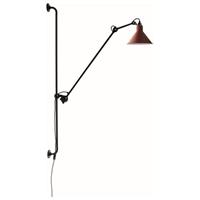 DCW éditions DCW Editions Lampe Gras N214 Wandlamp - Rood