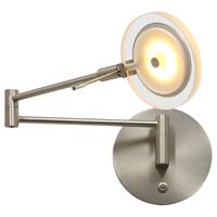 Wandlamp Turound - leinen - metall - 2733ST - Leinen - Steinhauer