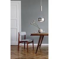 FISCHER & HONSEL LED hanglamp Colette, 1-lamp, chroom/nikkel