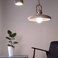 Deko-Light Hanglamp Cygni, beton grijs