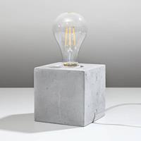 EULUNA Tafellamp Akira van beton in kubusvorm