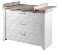 Roba commode Felicia junior 120 x 78 cm hout wit