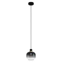 EGLO hanglamp Oilella 1xE27 zwart/grijs