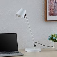 Lucande Kenala LED-Schreibtischlampe, weiß