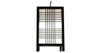 Fine Asianliving Japanese Lamp Shoji Black Ushiku W15xD15xH25cm