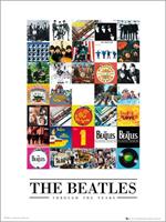 GBeye The Beatles Through The Years Kunstdruk 50x70cm