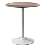 Magis Pipe Tisch Tisch  Maße: ø 66cm Gestell-Tischplatte: weiß-Buche natur