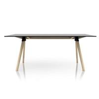Magis Butch-the wild bunch Tisch Tisch  Größe Tischplatte: 129x75cm Farbe: natur-schwarz