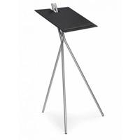 ClassiCon Notos Standing Desk Stehpult Tisch  Gestell: schwarz Farbe Ablage: Esche schwarz
