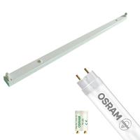 Osram - Led Tl Armatuur Met T8 Buis - Substitube Value Em 830 - Aigi Dybolo - 120cm Enkel - 16.2w - Warm Wit 3000k