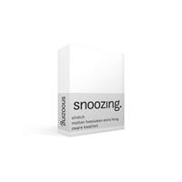 Snoozing - Stretch - Molton - Hoeslaken - 90/100x200/220 Cm - Wit
