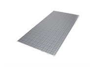 Vloerverwarmingzelfleggen Tackerplaat EPS isolatie rasterfolie 2x1m met 30mm isolatie