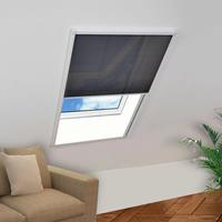 VIDAXL Insektenschutz-plissee Für Fenster Aluminium 80 X 120 Cm
