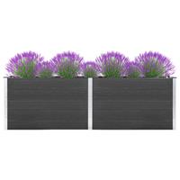 Vidaxl Plantenbak Verhoogd 300x100x91 Cm Hkc Grijs