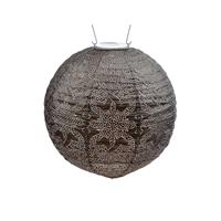 Lumiz Solar Lampion Marrakesh Rond - 30 Cm - Taupe