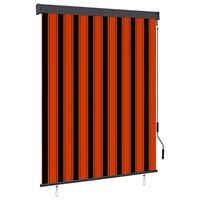 vidaxl Außenrollo 140x250 cm Orange und Braun