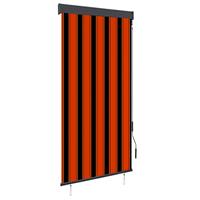 vidaxl Außenrollo 100 x 250 cm Orange und Braun