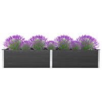 vidaxl Garten-Hochbeet 300 x 100 x 54 cm WPC Grau