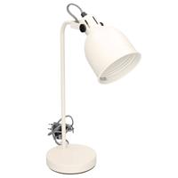 Tafellamp/bureaulamp Wit Metaal - Schemerlamp 42 Cm - E14 - Schemerlampen/bureaulampen
