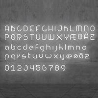 Artemide Alphabet of Light Numbers '6' AR 1200600A Wit